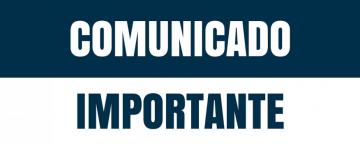 Comunicado importante